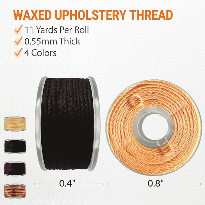 VONEEDL Heavy Duty Sewing Needles & Waxed Thread - Image 3