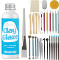 CALPALMY 100ml Gloss Air Dry Clay Glaze by CalPalmy