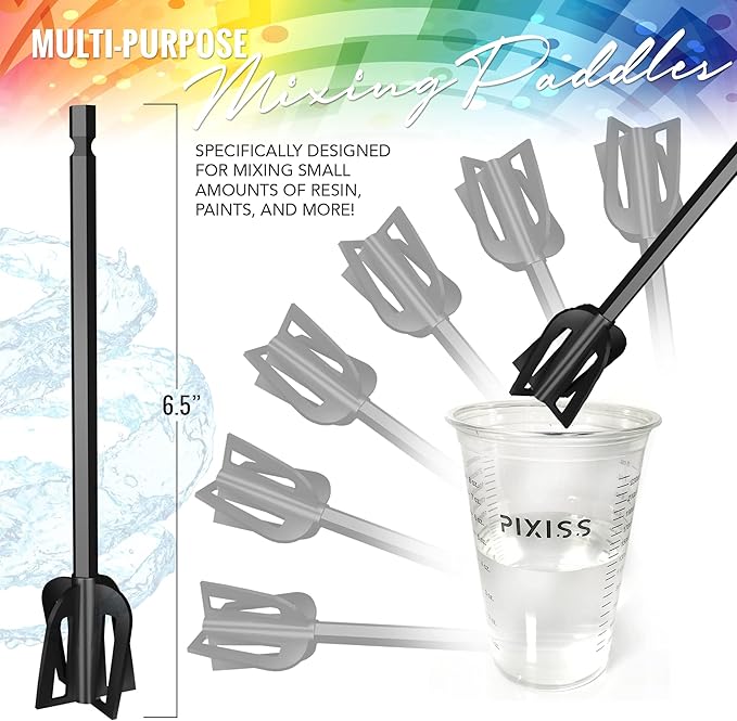 Resin Mixer Epoxy Plastic Paddles - Image 3