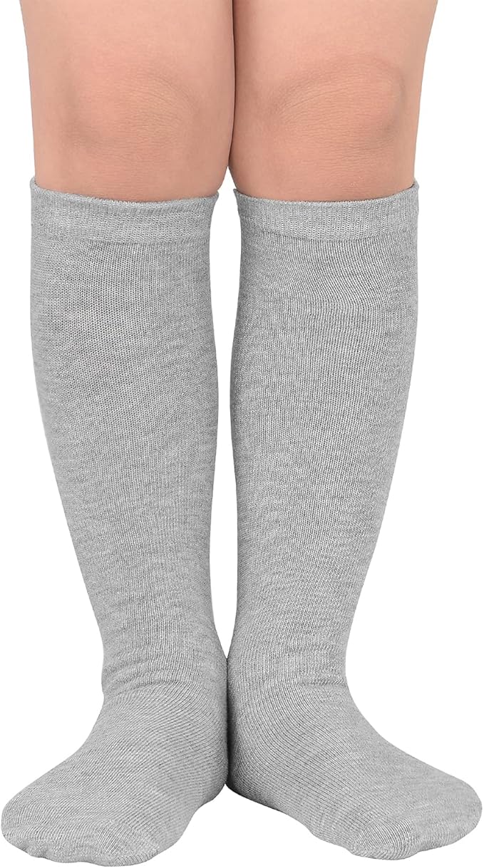 American Trends Kids Toddler Soccer Socks Youth Baseball Softball Football Socks Knee High Accessories for Girls