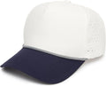 Funky Junque Performance Waterproof Golf Rope Hat – Cool Breathable Workout 5 Panel Snapback Cap for Men