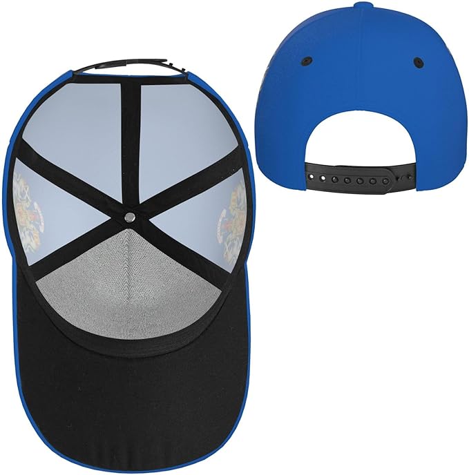 National Flags Baseball Cap for Men Women, Fashion Adjustable Sun Protection Visor Caps Trucker Hat Patriotic Caps