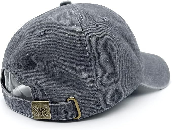 Waldeal Pickleball Hat,Adjustable Embroidered Washed Baseball Cap for Men Women