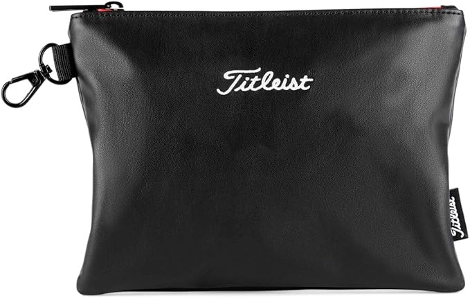 Titleist Travel Gear Professional Zippered Golf Pouch Black