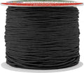Mandala Crafts 1mm 109 Yards Black Cotton Waxed Cord by MandalaCrafts