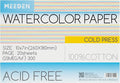 MEEDEN Watercolor Paper Block, 100% Cotton Watercolor Paper Pad of 20 Sheets by MEEDEN