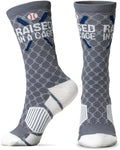 ChalkTalkSPORTS Baseball Socks - Performance Socks for Baseball Players - Raised in a Cage - Youth and Adult Sizes