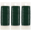 Tenn Well Green Floral Wire, 3 Pack Christmas Wreath Wire, 295 Feet 22 Gauge by TennWell