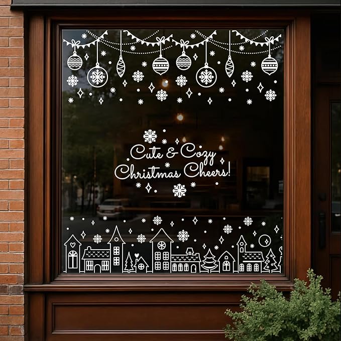 Christmas Stencils for Window Glass Large Christmas Stencils for Crafts - Image 3