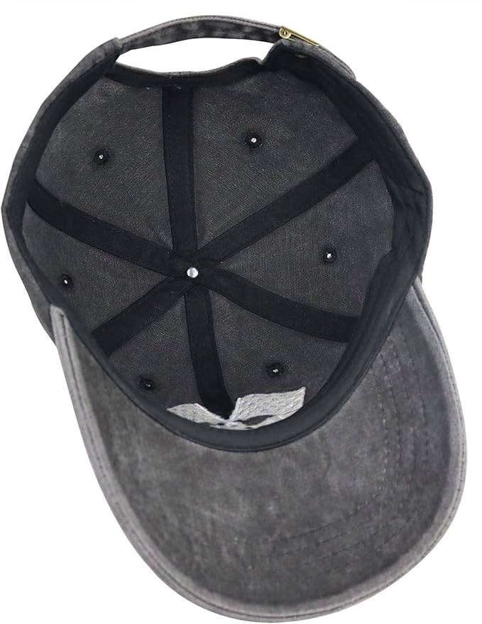 Let's Go Racing Hat for Men Women, Adjustable Embroidered Washed Cotton Checkered Flags Race Car Baseball Cap