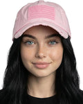 Funky Junque Distressed Vintage Baseball Cap - Embroidered Patch Women's Hat - Holiday, Lifestyle & Patriotic Designs