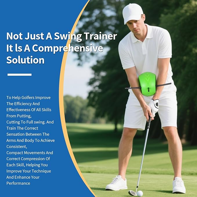 The Connector Swing Golf Training Aids,Golf Swing Trainers for Posture Correction Practice,Paired with Golf Arm Band Training Aids,Effectively Adjust the Coordination Between Arms and Body
