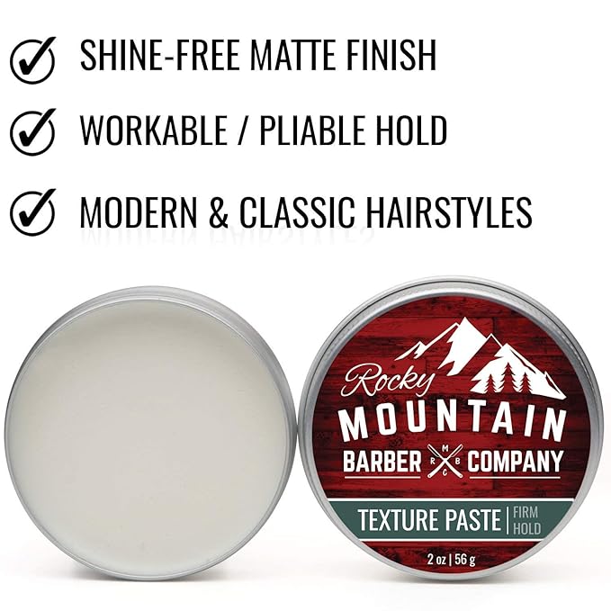 Rocky Mountain Barber Company Hair Paste - Image 6