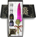 Feather Pen and Ink Set, quill pen ink set, Antique Calligraphy Pen by TIANREN