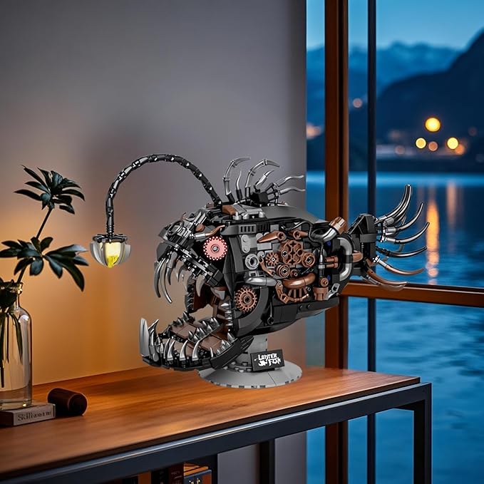 Mechanical Angler Fish Building Block Set - Image 5