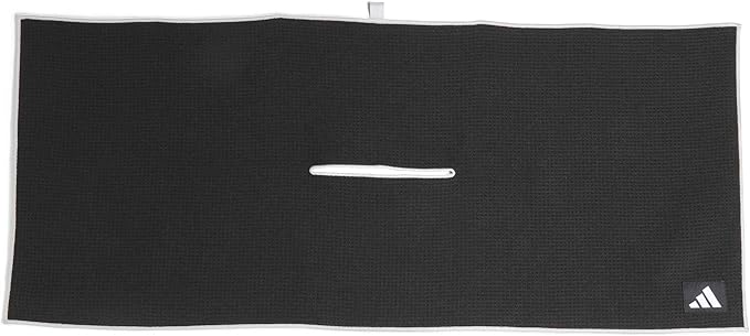 adidas Unisex Club Microfiber Golf Towel, Black, No Size