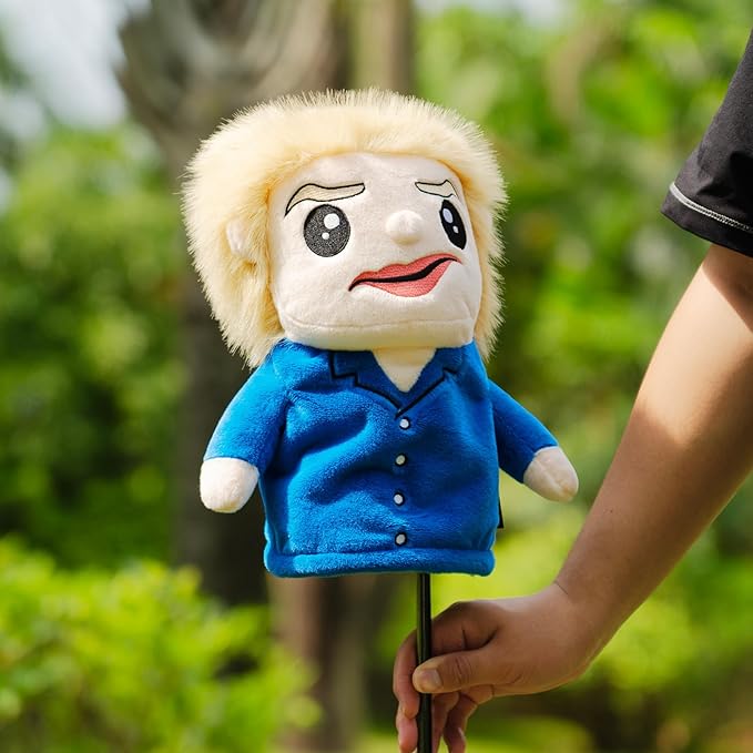 Craftsman Golf Funny Plush Driver Cover Headcover Unique Golf Gift & Accessories for Men and Women Golfers