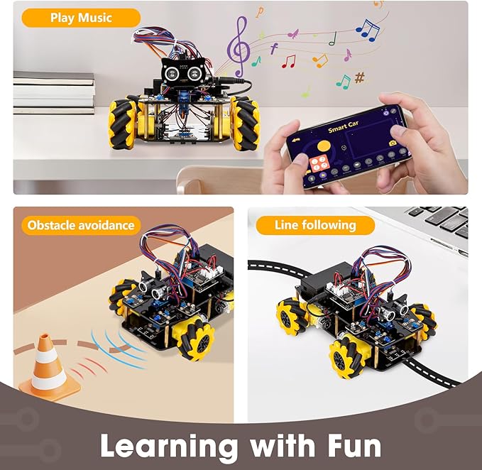 ACEBOTT Robot Kit, Robotics for Kids Ages 8-12 12-16, STEM Toys for Boys - Image 5