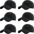 KBETHOS Classic Unisex Cotton Adjustable Low Crown Baseball Cap – Plain Dad Hat