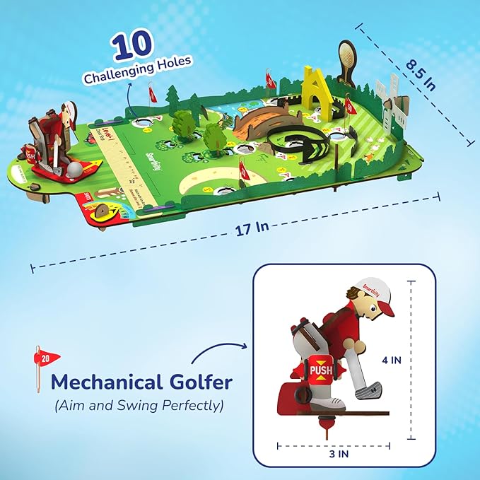 Smartivity Mini Golf Table-Top Game - Image 4