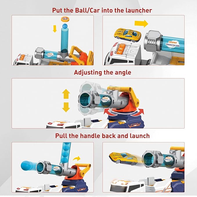 Dwi Dowellin Truck Toys for Kids, - Image 9