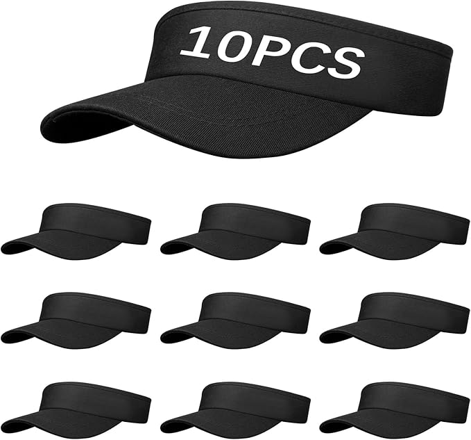 Adjustable Sport Sun Visor Hats Bulk Solid Color Blank Golf Cap Anti Ultraviolet for Beach Tennis Baseball