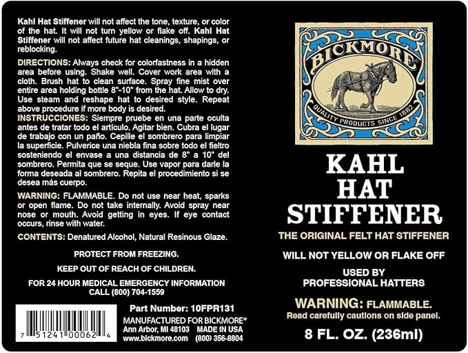 Bickmore Kahl Hat Stiffener - Image 2