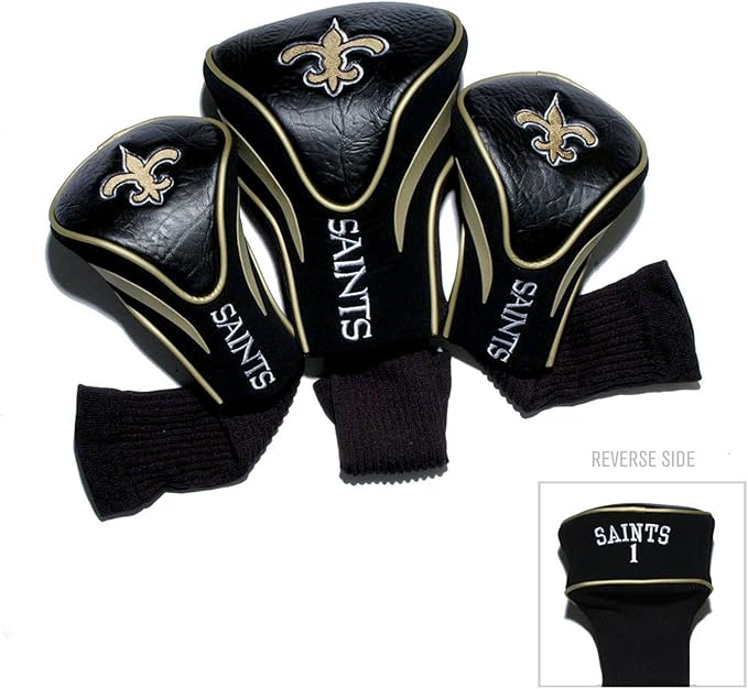 Team Golf NFL San Diego Chargers Contour Golf Club Headcovers (3 Count) Numbered 1, 3, & X, Fits Oversized Drivers, Utility, Rescue & Fairway Clubs, Velour Lined for Extra Club Protection