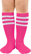 American Trends Kids Toddler Soccer Socks Youth Baseball Softball Football Socks Knee High Accessories for Girls