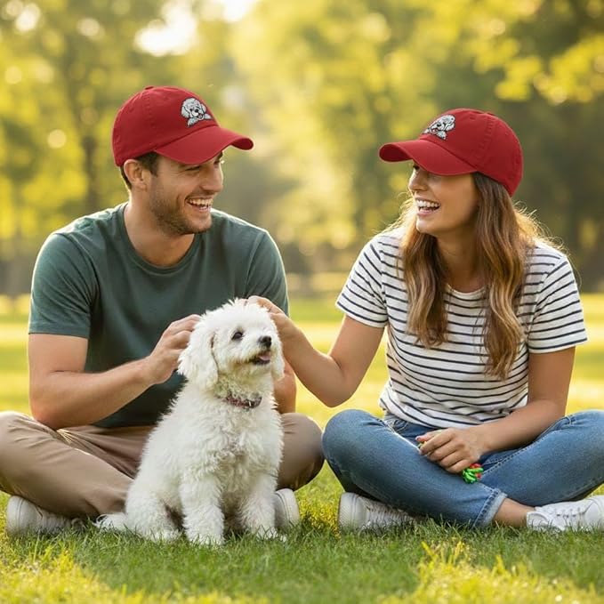 Pet Dog Lover Gifts,Embroidered Dog Baseball Hats for Men Women Dad Mom