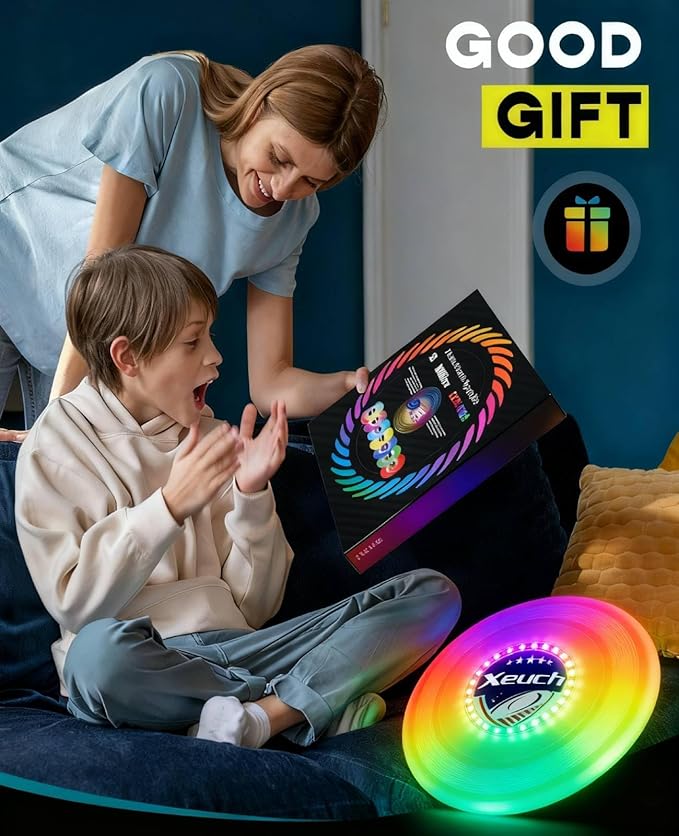 Light Up Flying Disc, 175g Glow Disc - Image 5
