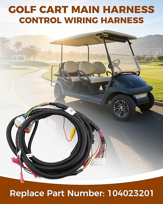 Golf Cart Main Harness Fit for Precedent &Tempo 2014-up Gas and Electric Carts, Replace 104023201