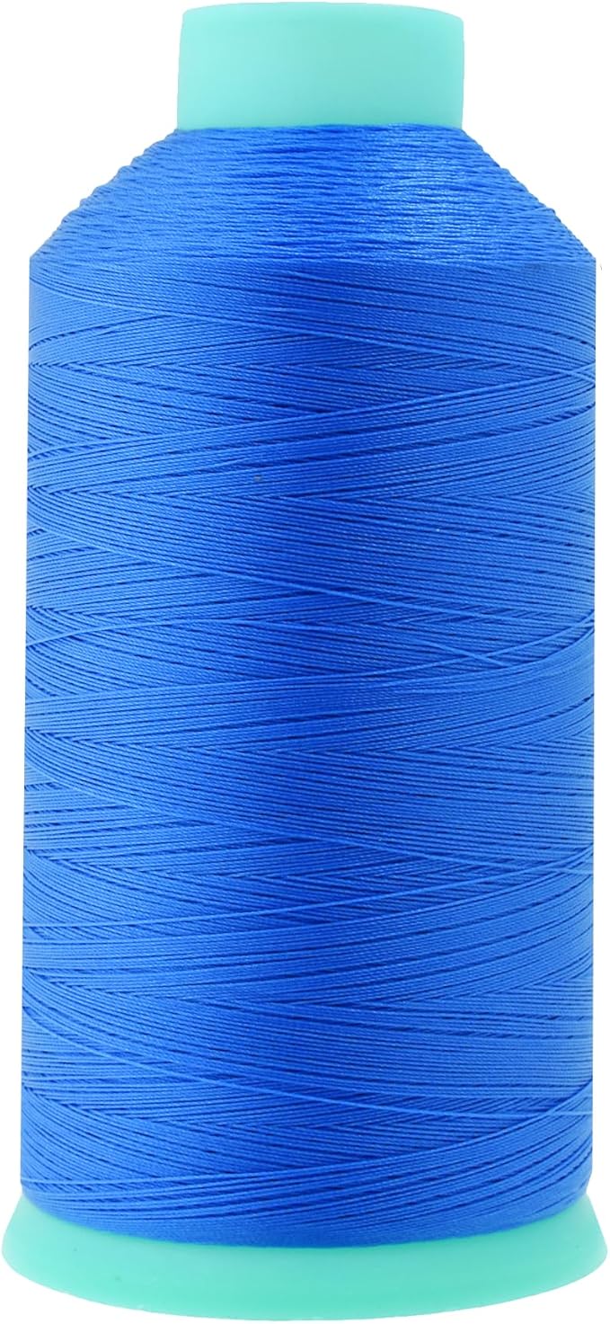 Mandala Crafts Bonded Nylon Thread Sky Blue Heavy Duty Sewing Threads by MandalaCrafts