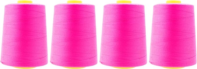 Mandala Crafts 4 Pack of Serger Threads Cones Spools by MandalaCrafts