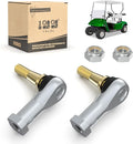 10L0L Golf Cart Tie Rod Ends Ball Joint Kit for EZGO TXT 2001-Up Electric & Gas Models-Driver & Passenger Side Replacement Parts (Fits OEM #70902-G01 70902-G02) - 2-Piece Set