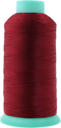 Mandala Crafts Bonded Nylon Thread Maroon Heavy Duty Sewing Threads by MandalaCrafts