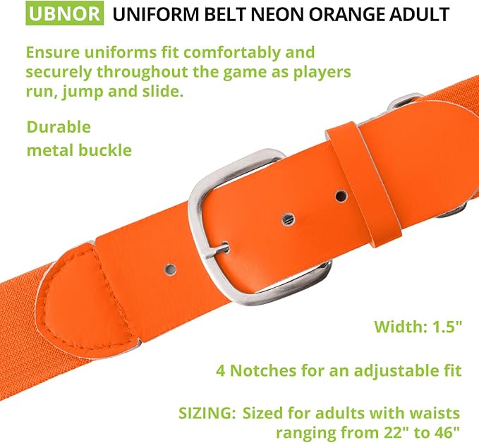 Champion Sports Baseball & Softball Belt – Stretch Fit Uniform Belt for Youth & Adult Players, Multiple Colors
