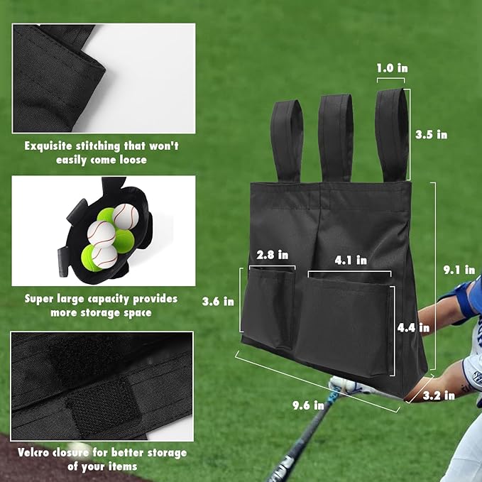 redgino 5Pcs Men’s Baseball/Softball Umpire Gear Shirt Ball Bags Clicker Hat Brush Referee Accessories Sets Jersey Kit