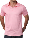 Men's Golf Polo Shirts Short Sleeve Moisture Wicking Dry Fit Performance Print Patterns Collared Polo Shirt