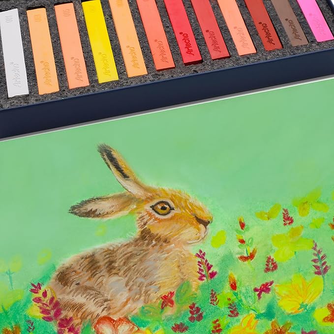 Artecho 24pcs Soft Pastels, Square Chalk - Image 6