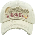 Women's Sunshine & Whiskey Vintage Baseball Hat Cap