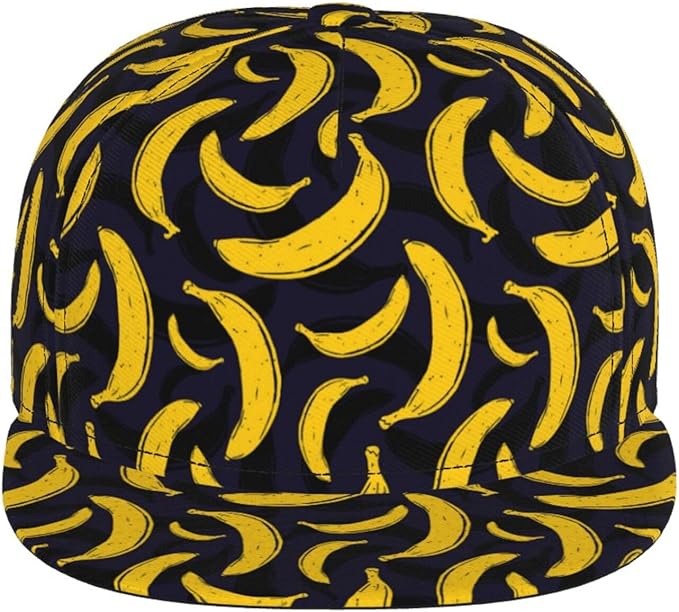 Fashion Snapback Hat for Men Women, Hip Hop Style Baseball Cap Flat Bill Hats Adjustable Trucker Sun Hat