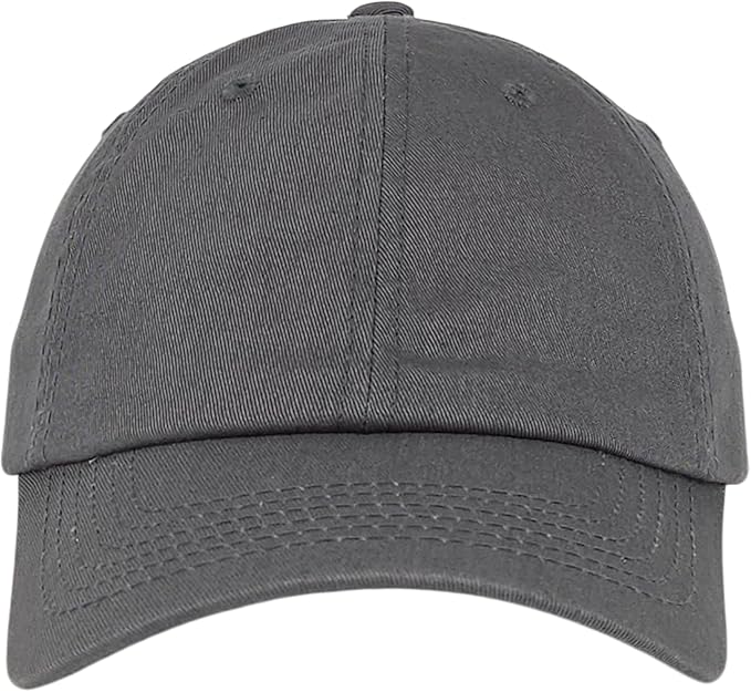 Classic Dad Hat Cotton, Low-Profile Plain Baseball Cap, Adjustable, Breathable and Packable