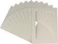 Pack of Ten Acid Free 8.5x11 Mats Bevel Cut by Poster+Palooza