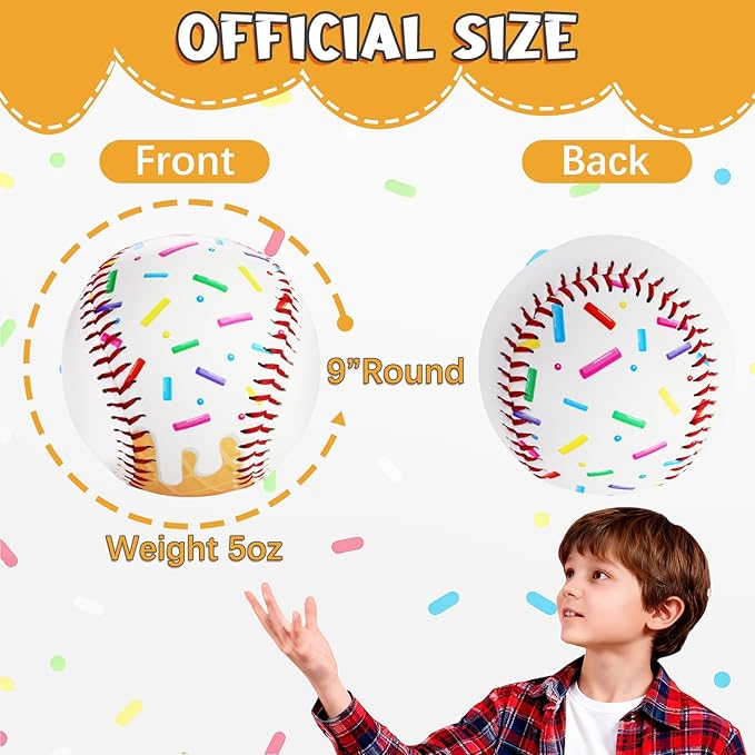 Baseballs PVC 9in Practice Baseball for Training Hitting Lifestyle Decor Ideal Personalized Inspired Gifts for Players Coaches Moms