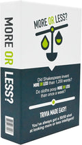 More Or Less? Trivia Card Game by Unknown