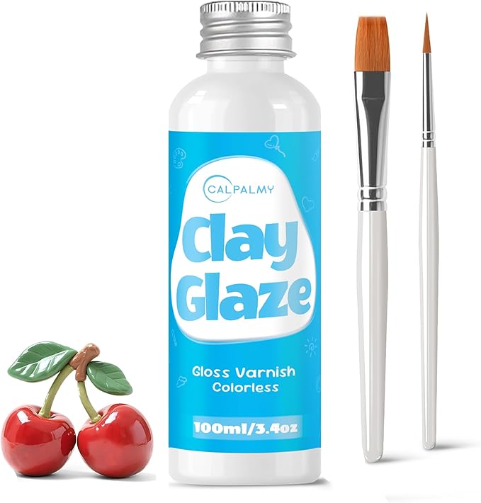 CALPALMY 100ml Gloss Glaze Varnish Kit by CalPalmy