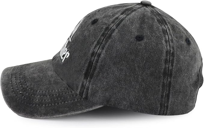 The Rodfather Pugfather Dogfather Grilfather Hats for Men, Adjustable Embroidered Dad Baseball Cap