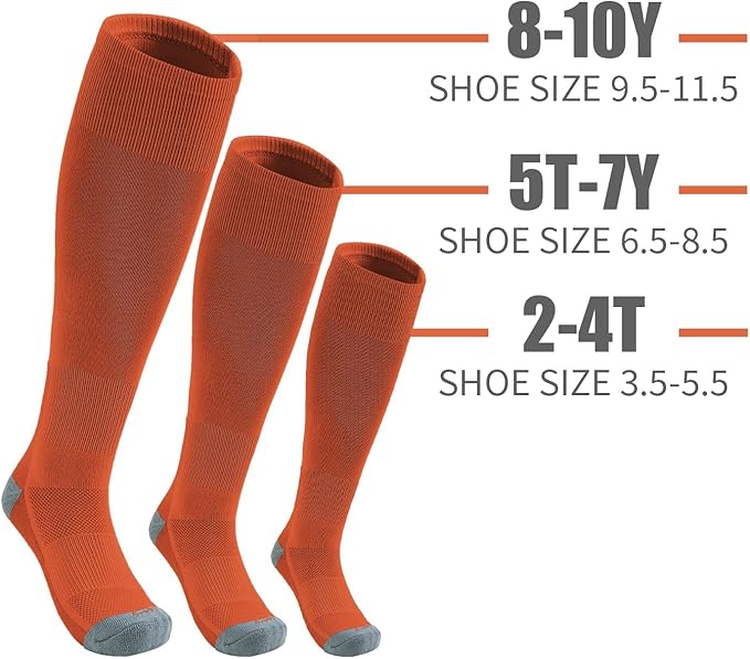 QBK Youth Baseball Socks & Belt Combo Set for Kids 2-16 Years -Softball/Tee Ball Accessories (1 Pair + 1 Belt, Unisex)
