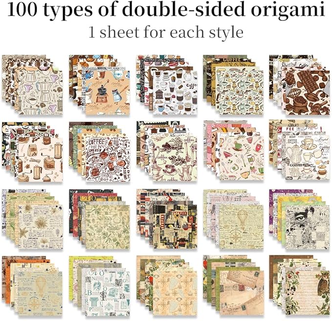 Origami Paper Kit Dobule Sided 100 Sheets 100 Colors 6 Inch Japanese Chiyo - Image 3